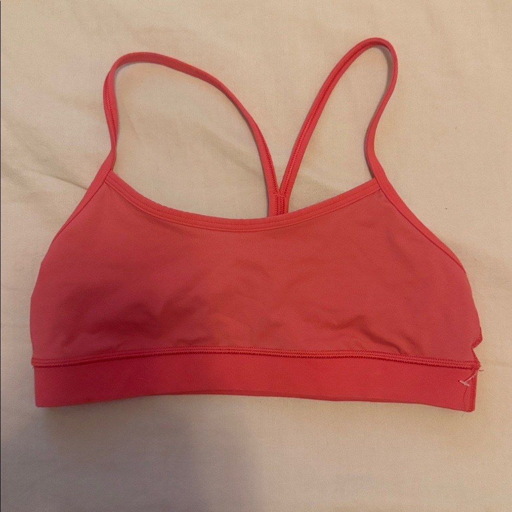Hot pink Strappy Sports Bra